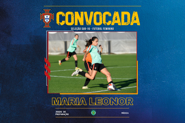 Maria Leonor convocada para a Seleção Nacional Sub-16